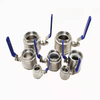 Válvula de bola de latón de acero inoxidable GY712A