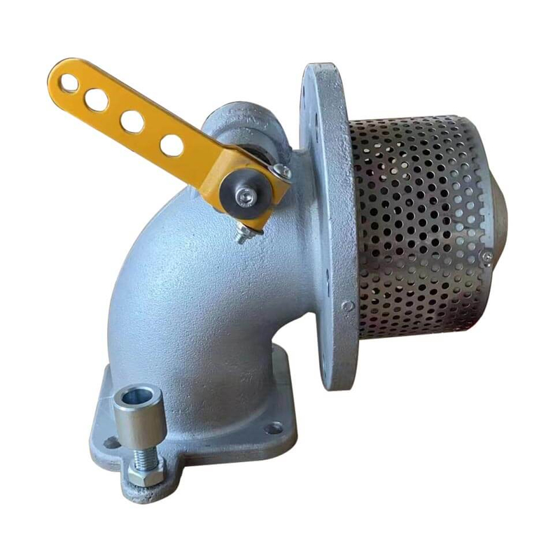 GY809 Válvula de fondo de brida cuadrada de aluminio de 3 pulgadas 